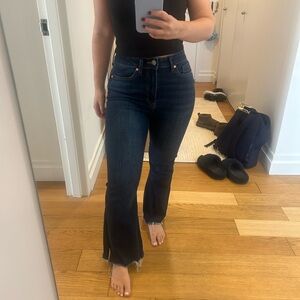 Women's Dark Blue Flared JBD Jeans